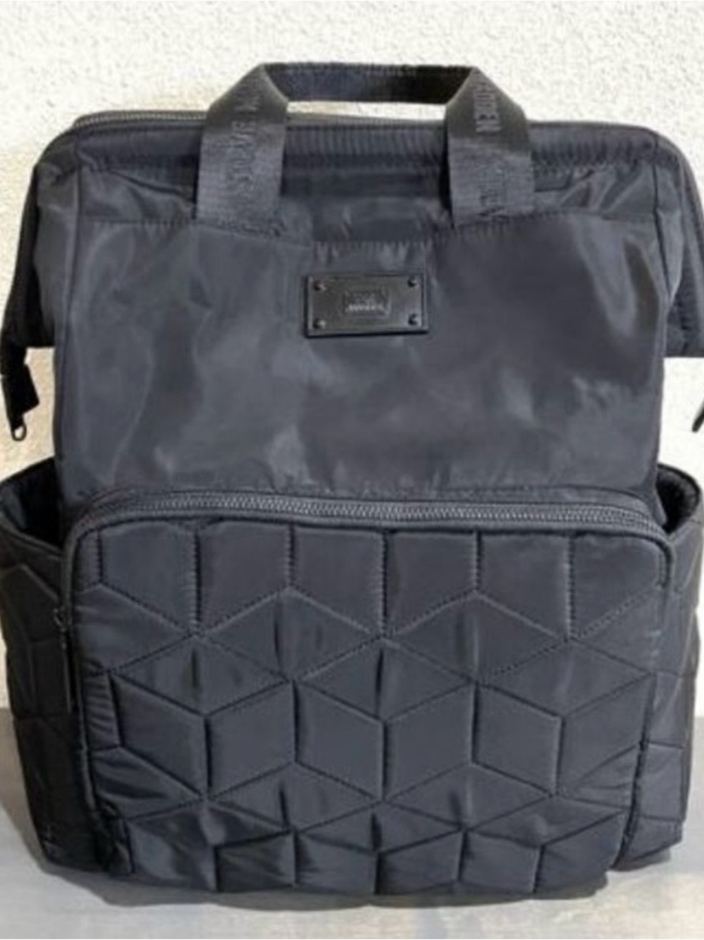 Large Black Quilted Steve Madden Backpack. In very good condition.